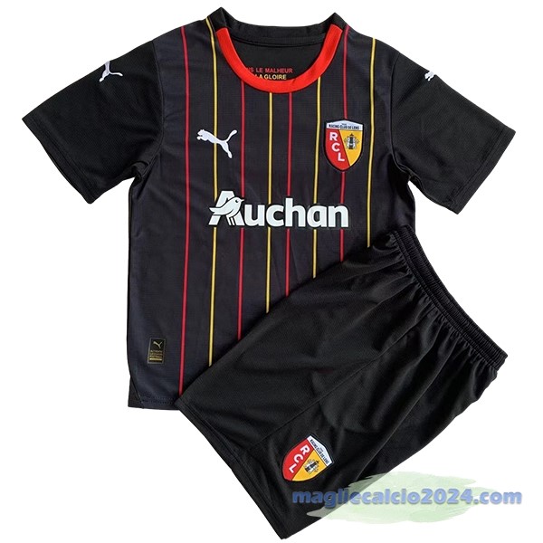 Seconda Conjunto De Bambino RC Lens 2023 2024 Nero Poco Prezzo