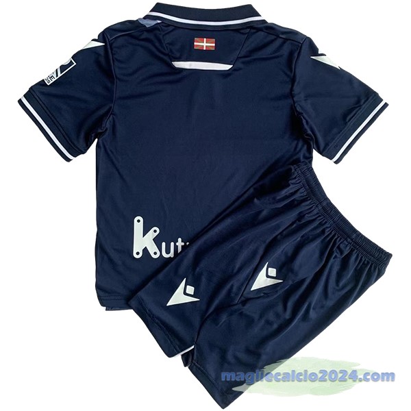 Seconda Conjunto De Bambino Real Sociedad 2023 2024 Blu Poco Prezzo