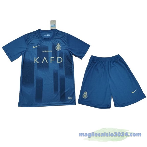 Seconda Conjunto De Uomo Al Nassr 2023 2024 Blu Poco Prezzo