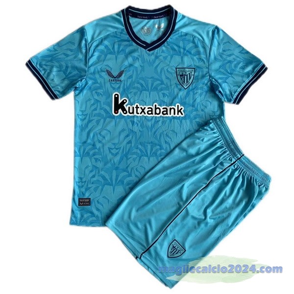 Seconda Conjunto De Uomo Athletic Bilbao 2023 2024 Blu Poco Prezzo
