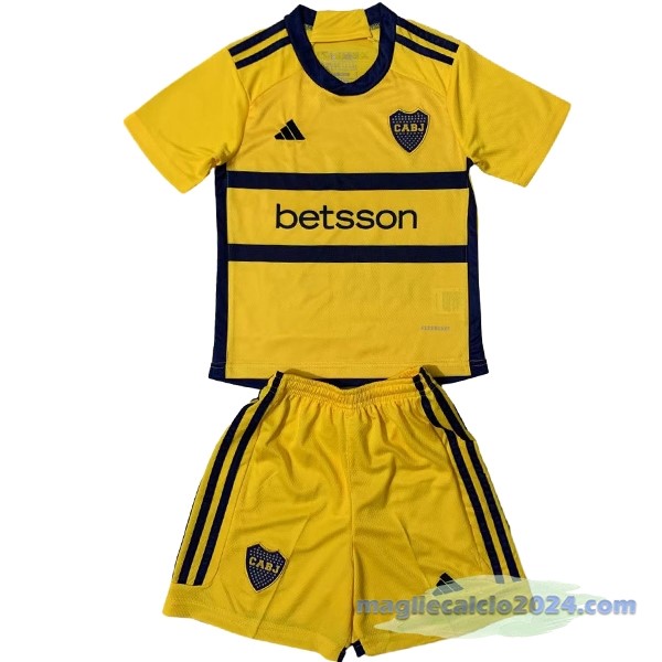 Seconda Conjunto De Uomo Boca Juniors 2023 2024 Giallo Poco Prezzo