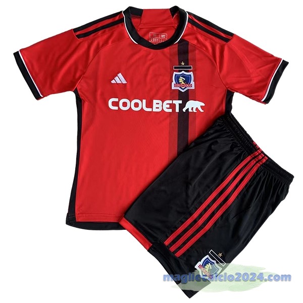 Seconda Conjunto De Uomo Colo Colo 2023 2024 Rosso Poco Prezzo