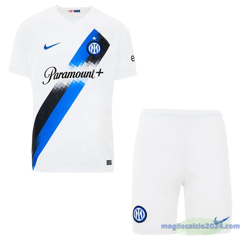 Seconda Conjunto De Uomo Inter Milán 2023 2024 Bianco Poco Prezzo