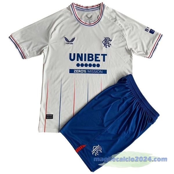 Seconda Conjunto De Uomo Rangers 2023 2024 Bianco Poco Prezzo