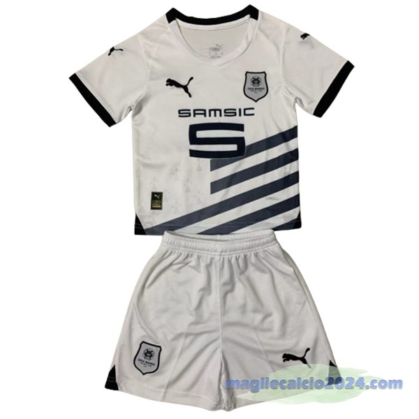 Seconda Conjunto De Uomo Rennais 2023 2024 Bianco Poco Prezzo