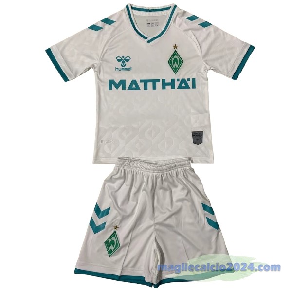 Seconda Conjunto De Uomo Werder Bremen 2023 2024 Bianco Poco Prezzo