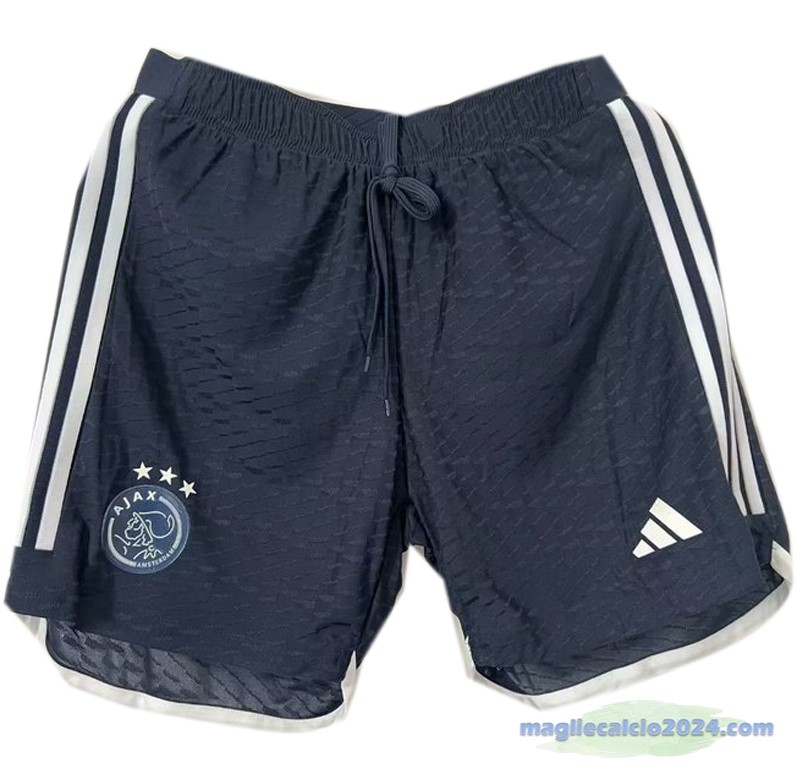 Seconda Giocatori Pantaloni Ajax 2023 2024 Blu Poco Prezzo
