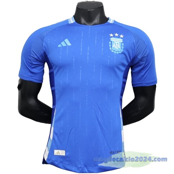 Seconda Giocatori concetto Maglia Argentina 2024 Blu Poco Prezzo