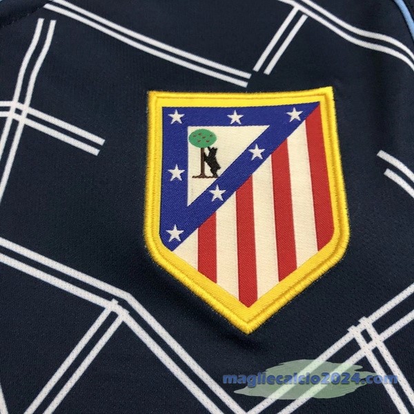 Seconda Maglia Atlético Madrid Retro 2004 Blu Poco Prezzo