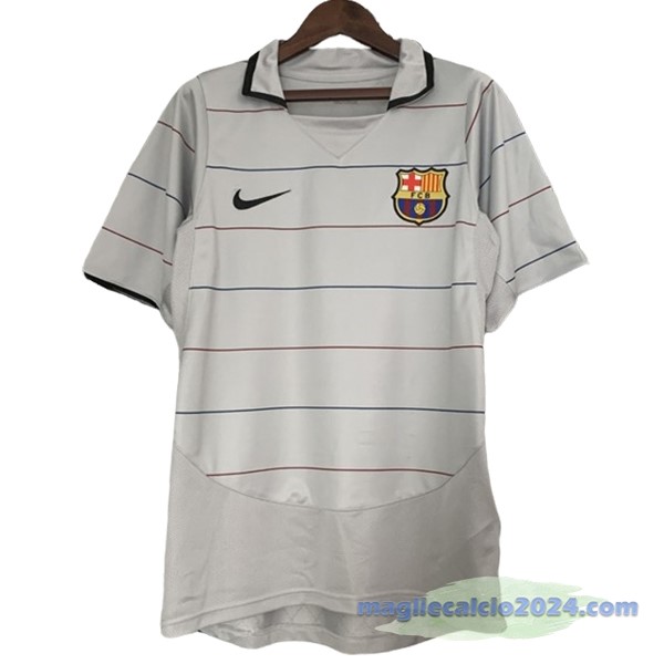 Seconda Maglia Barcelona Retro 2003 2005 Grigio Poco Prezzo