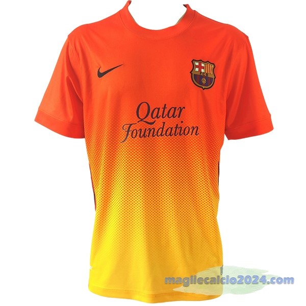 Seconda Maglia Barcelona Retro 2012 2013 Arancione Poco Prezzo