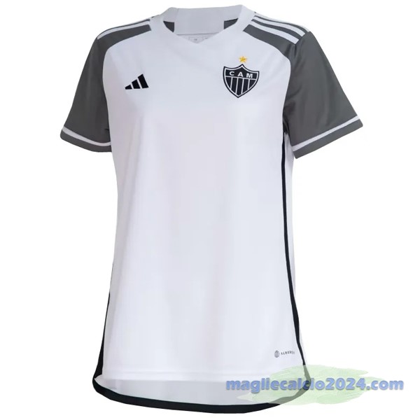 Seconda Maglia Donna Atlético Mineiro 2023 2024 Bianco Poco Prezzo