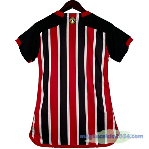 Seconda Maglia Donna São Paulo 2023 2024 Rosso Poco Prezzo