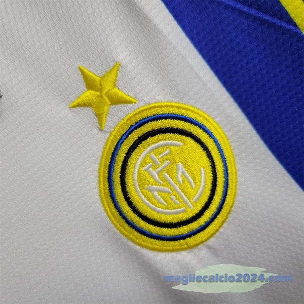 Seconda Maglia Inter Milán Retro 1997 1998 Bianco Poco Prezzo