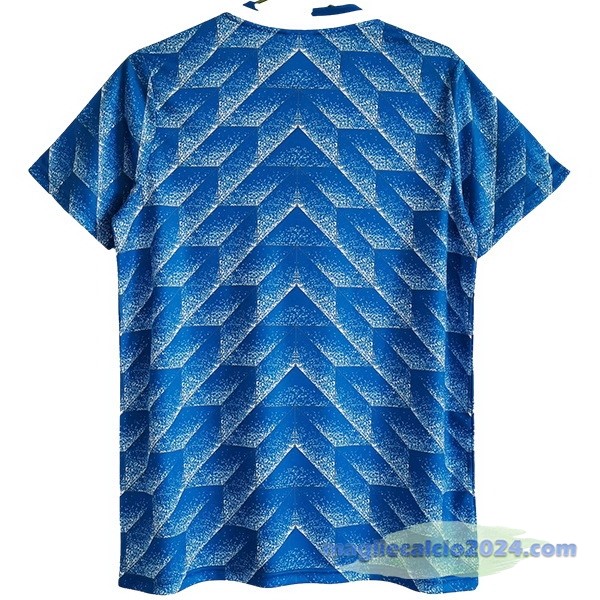 Seconda Maglia Paesi Bassi Retro 1988 Blu Poco Prezzo