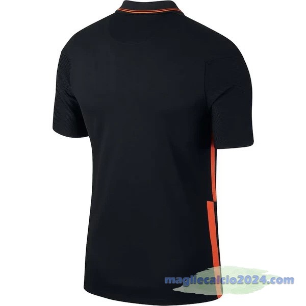 Seconda Maglia Paesi Bassi Retro 2021 Nero Poco Prezzo