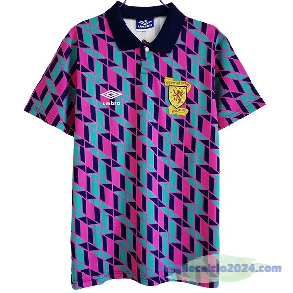 Seconda Maglia Scozia Retro 1988 1989 Purpureo Poco Prezzo
