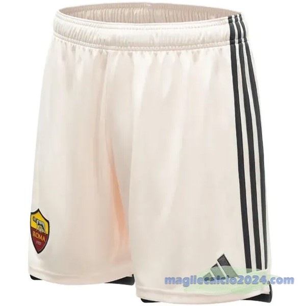Seconda Pantaloni As Roma 2023 2024 Giallo Poco Prezzo