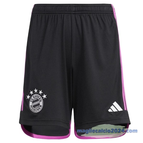Seconda Pantaloni Bayern Múnich 2023 2024 Nero Poco Prezzo