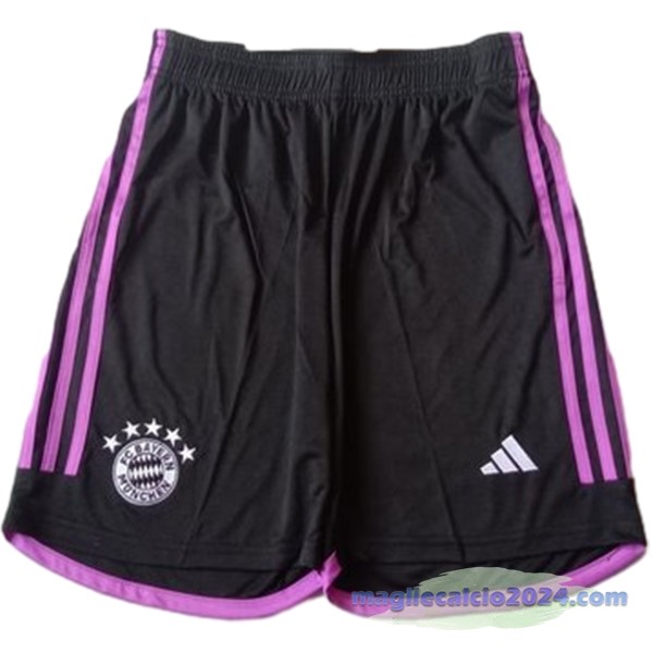 Seconda Pantaloni Bayern Múnich 2023 2024 Nero Poco Prezzo