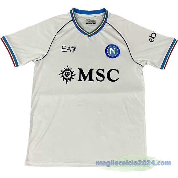 Seconda Thailandia Maglia Napoli 2023 2024 I Bianco Poco Prezzo