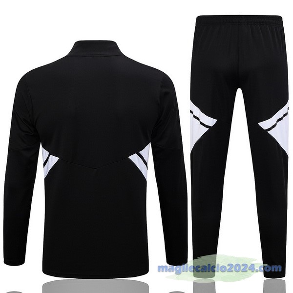 Set Completo Felpa Allenamento Atlético Mineiro 2023 2024 Nero Bianco Poco Prezzo
