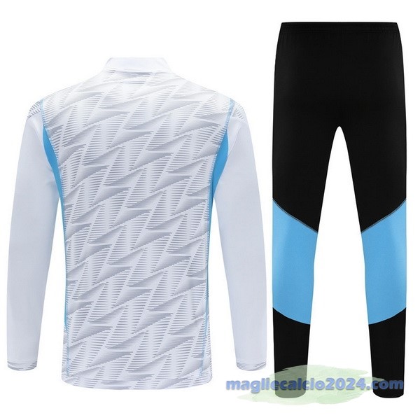 Set Completo Felpa Allenamento Bambino Argentina 2023 Bianco I Blu Nero Poco Prezzo