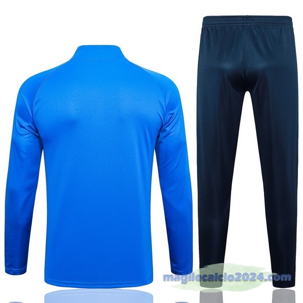 Set Completo Felpa Allenamento Oporto 2023 2024 Blu Poco Prezzo