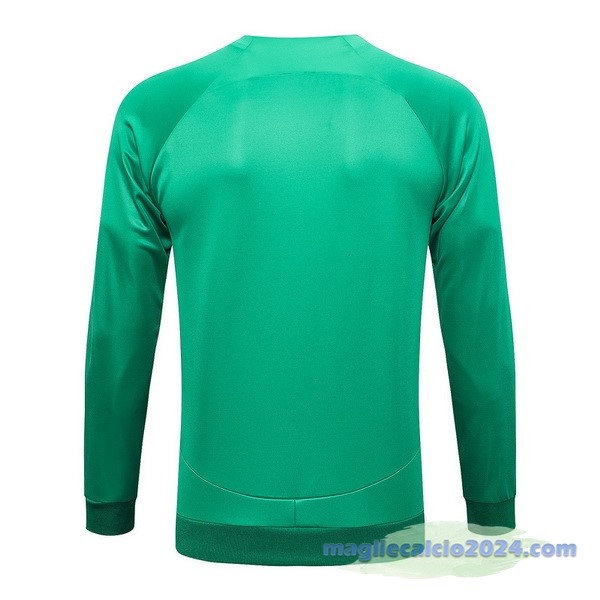 Set Completo Lunga Zip Giacca Brasile 2023 Verde Poco Prezzo