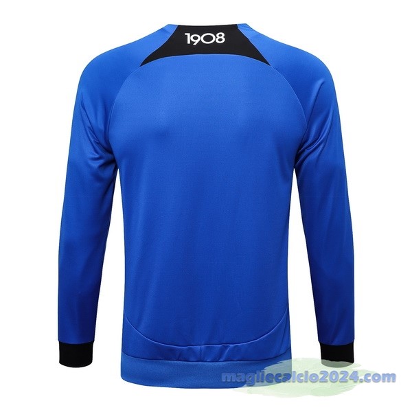 Set Completo Lunga Zip Giacca Inter Milán 2023 2024 Blu Poco Prezzo