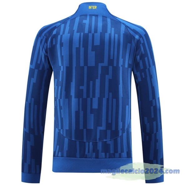Set Completo Lunga Zip Giacca Inter Milán 2023 2024 I Blu Poco Prezzo