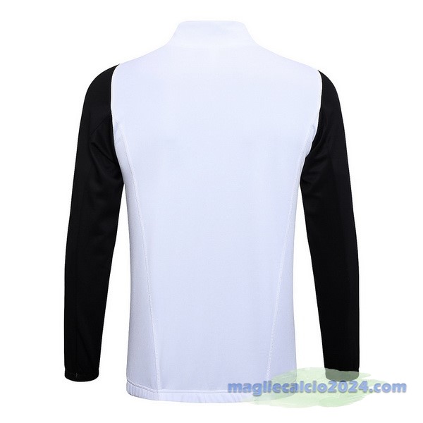 Set Completo Lunga Zip Giacca Juventus 2023 2024 Bianco Nero Poco Prezzo