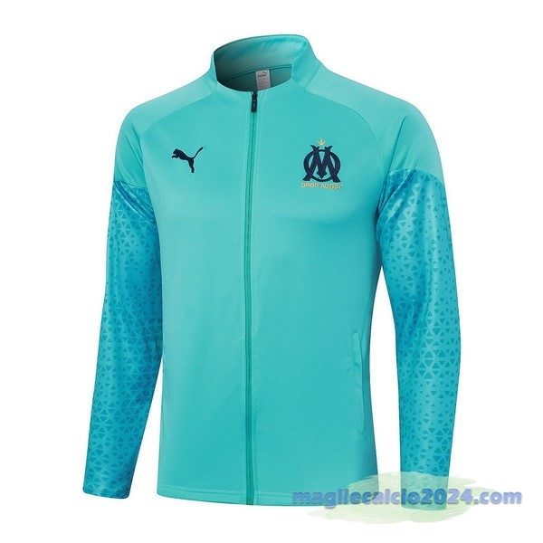 Set Completo Lunga Zip Giacca Marsella 2023 2024 Verde Blu Poco Prezzo