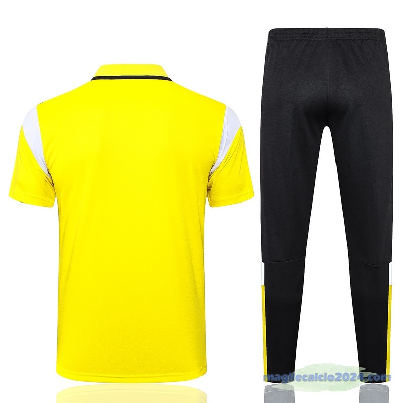 Set Completo Polo Borussia Dortmund 2023 2024 Giallo Bianco Nero Poco Prezzo