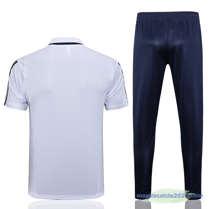 Set Completo Polo Cruzeiro 2023 2024 Bianco Blu Navy Poco Prezzo