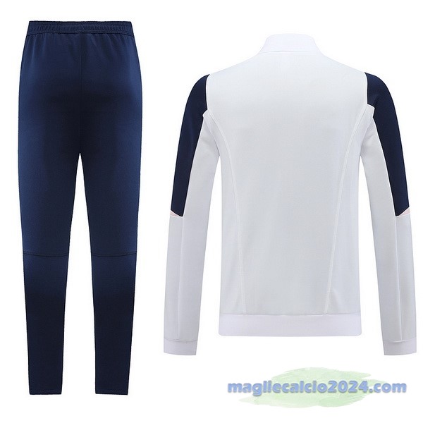 Set Completo Set Completo Lunga Zip Giacca Ajax 2023 2024 Blu Bianco Rosa Poco Prezzo