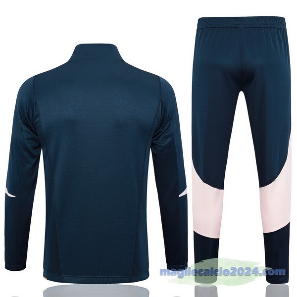 Set Completo Set Completo Lunga Zip Giacca Ajax 2023 2024 Blu Navy Rosa Poco Prezzo