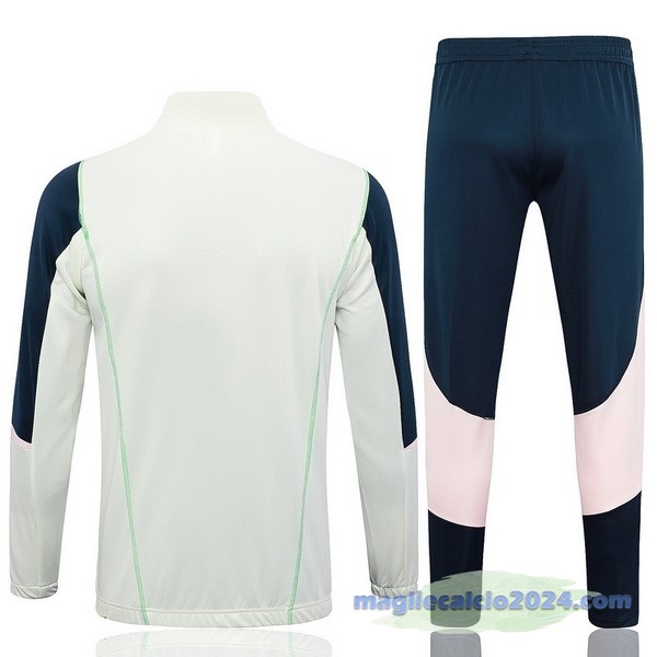 Set Completo Set Completo Lunga Zip Giacca Ajax 2023 2024 Verde Luce Blu Poco Prezzo