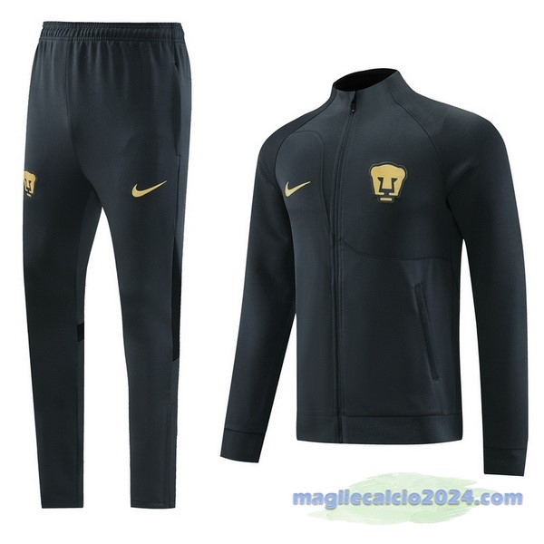 Set Completo Set Completo Lunga Zip Giacca América 2023 2024 Grigio Navy Poco Prezzo