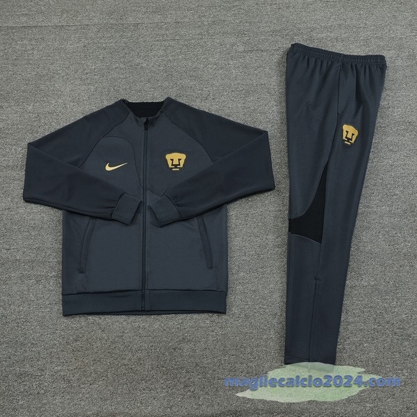 Set Completo Set Completo Lunga Zip Giacca América 2023 2024 Grigio Navy Poco Prezzo