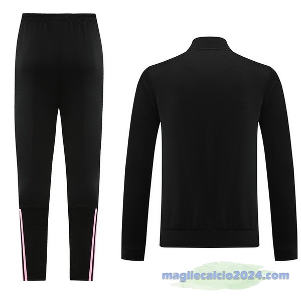 Set Completo Set Completo Lunga Zip Giacca Inter Miami 2023 2024 Nero Poco Prezzo