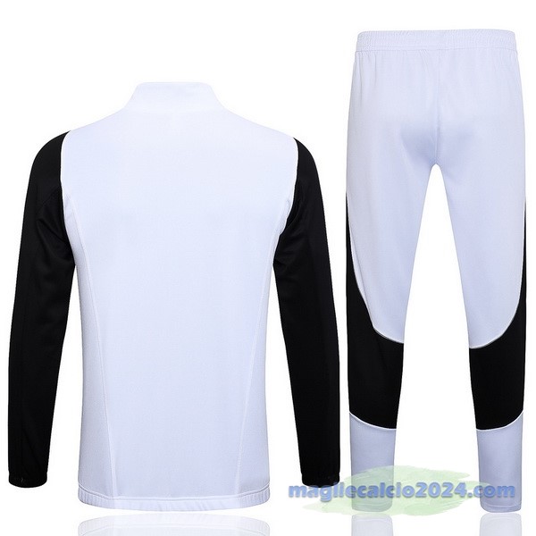 Set Completo Set Completo Lunga Zip Giacca Juventus 2023 2024 Bianco Nero Poco Prezzo