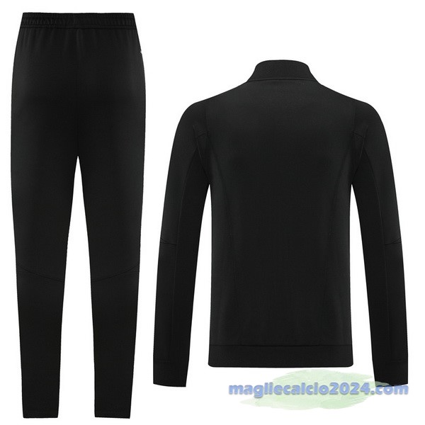 Set Completo Set Completo Lunga Zip Giacca Juventus 2023 2024 Nero Bianco Poco Prezzo
