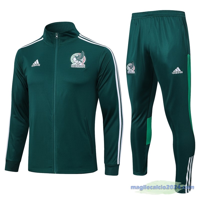 Set Completo Set Completo Lunga Zip Giacca Messico 2023 Verde Poco Prezzo