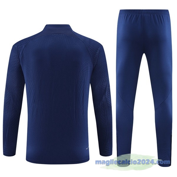 Set Completo Sudadera Giocatori Entrenamiento Bambino Portogallo 2023 Blu I Navy Poco Prezzo