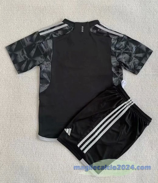 Terza Conjunto De Bambino Ajax 2023 2024 Nero Poco Prezzo