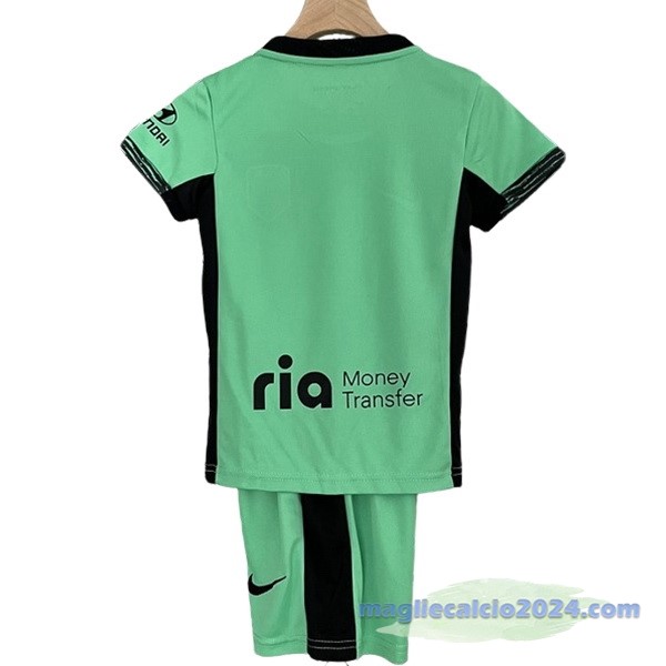 Terza Conjunto De Bambino Atlético Madrid 2023 2024 Verde Poco Prezzo