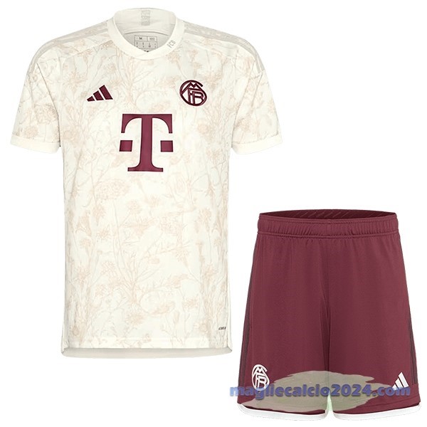 Terza Conjunto De Bambino Bayern Múnich 2023 2024 Giallo Poco Prezzo