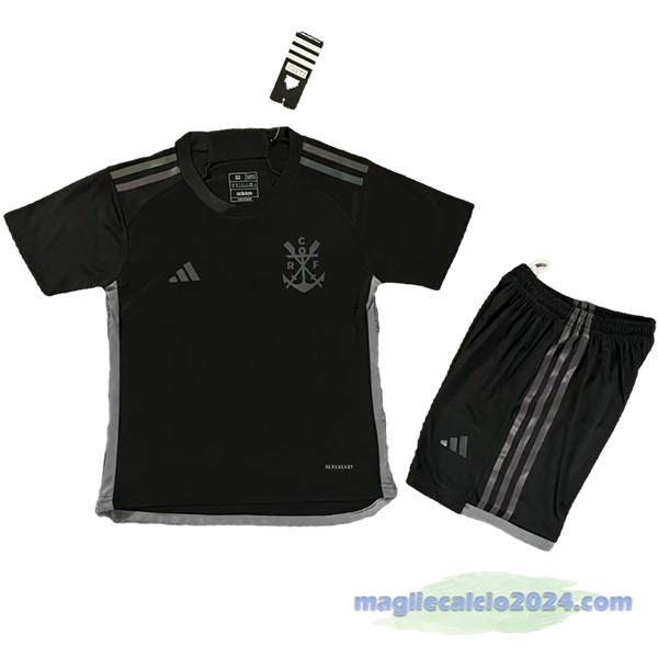 Terza Conjunto De Bambino Flamengo 2023 2024 Nero Poco Prezzo