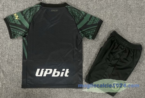 Terza Conjunto De Bambino Napoli 2023 2024 Nero Poco Prezzo